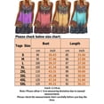 thumbnail image 2 of UKAP Spaghetti Strap Boho T-Shirt Dress For Women Loose Casual Sleeveless Short Mini Dress Holiday Party Beach Swing Dress, 2 of 2