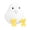 A, variant on KGJQ Data Cable Storage Hook Wall Mounted Adhesive Strong Load Bearing Hook Creative Chicken Duck Shape Cable Holder