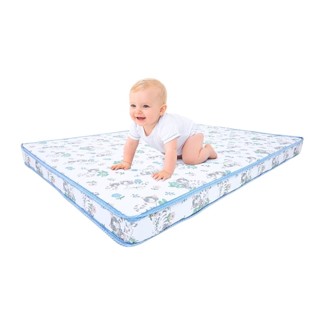 Colchón Para Cuna Corral Impermeable Hule Espuma 70 * 100 Cm Cesia