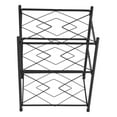 thumbnail image 4 of Pot Stand, Black Strong Load-Bearing Pot Storage Holder Floor Standing Space Saving Pot Rack Easy To Install  For Garage For Kitchen For Office 3 Layer, 4 of 8