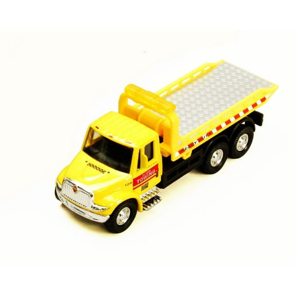 International Rollback Tow Truck, Yellow - Showcasts 2106D - 1/43 scale Diecast Model Toy Car (Brand New but NO BOX)