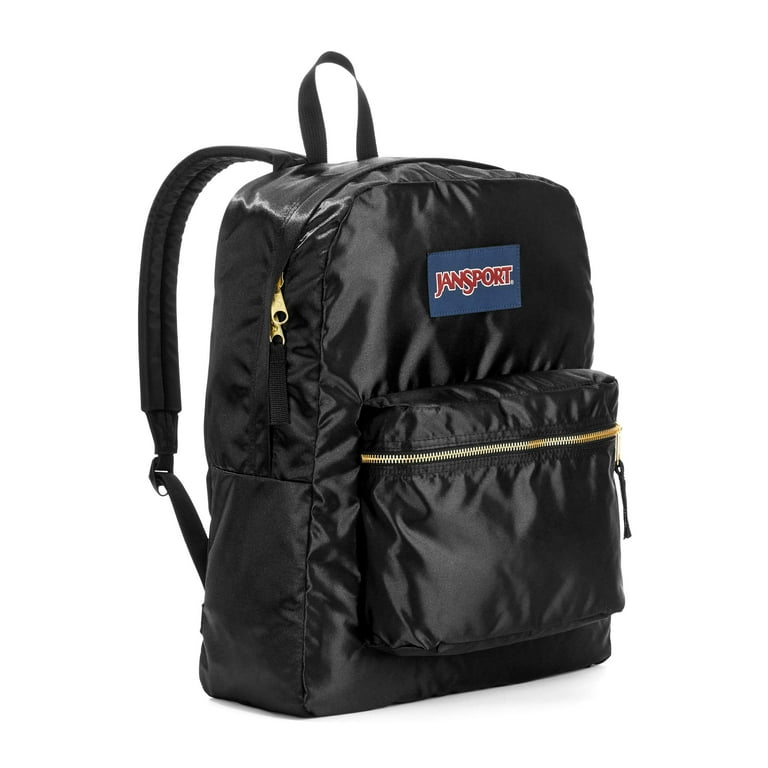 Jansport black on sale with gold zipper