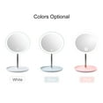 thumbnail image 4 of Fashion LED Light Makeup Mirror Table Lamp 360° Rotation Brightness Adjustable Beauty Cosmetic Mirror, 4 of 7