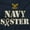 Navy, variant on US Navy Sister Military Logo Ribbon Bodysuit Jumper Girls Infant Baby Brisco Brands 12M
