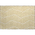thumbnail image 2 of Addison Rugs Mayfield Washable Transitional Geometric Gold Rectangle Rug, 1'8" x 2'6", 2 of 5
