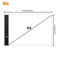 thumbnail image 2 of A4 Ultra-Thin Portable LED Light Box Tracer LED Artcraft Tracing Light Pad Light Box w 3 Level Brightness for 5D DIY Diamond Painting Artists Drawing Sketching Animation Powered by USB Cable, 2 of 8