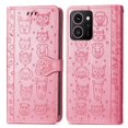 thumbnail image 1 of Funda Cartera FOXDOCK para HMD Skyline , Flip PU con Relieve de Gatos y Perros, Tarjetero y Soporte, 1 of 6