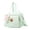Vert, variante sur Bunblic Sac à Couches Sac Maman Sac à Main, Sac de Voyage Réutilisable Élégant Organisateur de Produits pour Bébé Spacieux Grande Capacité Sac de Rangement Sac Fourre-Tout Blanc