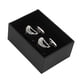 thumbnail image 5 of Gemelos de esmoquin gemelos brillantes para hombre 1 par de galvanoplastia de Metal para negocios trajes camisas para boda, 5 of 8