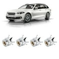 thumbnail image 4 of Wheel Valve Covers, 4 Pieces Universal Wheel Stem Valve  Crown Shape Light Weight  For Cars Trucks Bicycles White, 4 of 8