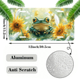 thumbnail image 2 of 1 Pcs 2D Flat License Plate Covers & Frames, Green Frog For Decorative Front, Waterproof For Decoration Aluminum License Plate Covers & Frames Cover For Men Women, 12" X 6", 2 of 7