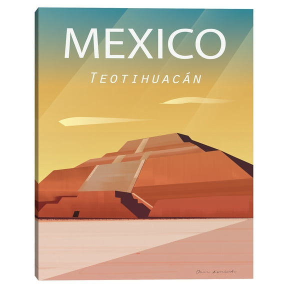 Mexico by Omar Escalante Canvas Art Print