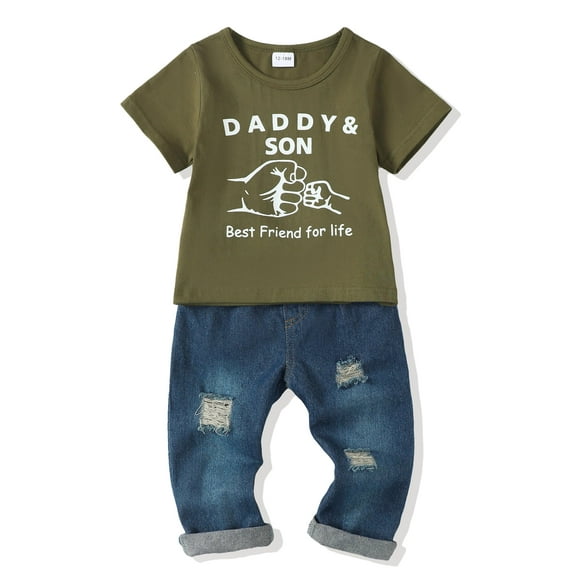 Set de ropa Renotemy 2T Summer para niños pequeños de 2 años