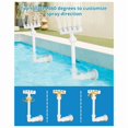thumbnail image 2 of Adjustable Pool Fountain for Above Ground & Inground Pools, Five Nozzles Waterfall Sprinkler for Cooling, 2 of 6
