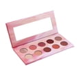 thumbnail image 4 of Cosméticos De s De Ojos - De Maquillaje Altamente Pigmentada - Caja Organizadora De s De Ojos De 10 Colores Con Espejo - Desnudo Y Rosa cálida de Yinane Paleta de sombras de ojos mate, 4 of 8