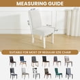 thumbnail image 5 of JIATER 100% Waterproof Dining Chair Covers Stretch Chair Slipcovers Protector Set of 4,Beige, 5 of 8