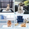 thumbnail image 2 of Paquete de 100 almohadillas de entrenamiento para cachorros, absorbentes con capa inferior impermeable, 44 x 32 cm, 2 of 5