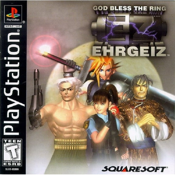 Restored Ehrgeiz: God Bless The Ring (Sony PlayStation 1, 1999) Fighting Game (Refurbished)