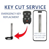 KEY CUT   GM 2014 - 2025 Emergency Key / HU100 / 22984995 22984995 5922084
