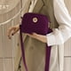 thumbnail image 4 of Bolsa bandolera para mujer de gran capacidad para madres de mediana edad (púrpura) Likrtyny Para Estrenar, 4 of 6