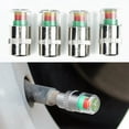 thumbnail image 4 of 4pcs Car Valve Tyre Cap Dust Monitor Wheel Tire Pressure 32-36 PSI Sensor, 4 of 12