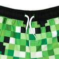 thumbnail image 5 of Minecraft Creeper Little Boys Swim Trunks Bathing Suit Little Kid to Big, 5 of 5