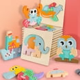 thumbnail image 4 of Rompecabezas de Madera de Animales Montessori Perfke para Niños Pequeños, 4 of 4