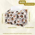 thumbnail image 7 of Bulopur Halloween Spider Web Bow Tissue Box Cover PU Leather Decorative Tissue Holder for Bathroom Vanity Bedroom Car Interior Cute Spooky Decor, 7 of 7