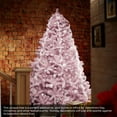 thumbnail image 7 of 7.5FT Pink Spruce Artificial Holiday Christmas Tree with Sturdy Metal Stand, 7 of 7