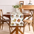 thumbnail image 5 of Floleo Watercolor Book Print Table Runner, 183cm Classroom Dining Tablecloth, Literary Style Decorative Flag for Home Party and Study Desk, 5 of 9
