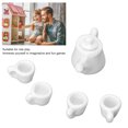 thumbnail image 3 of Miniature Tea Set, 5pcs Dollhouse Porcelain Tea Set 1: 12  For Kids For Theme Parties, 3 of 8