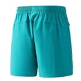 thumbnail image 7 of Hurxie Men Swim Trunks Gym Shorts with Mesh Liner Zipper Pocket Quick Dry Breathable for Workout Runing Beach Pool Sky Blue,XL, 7 of 7