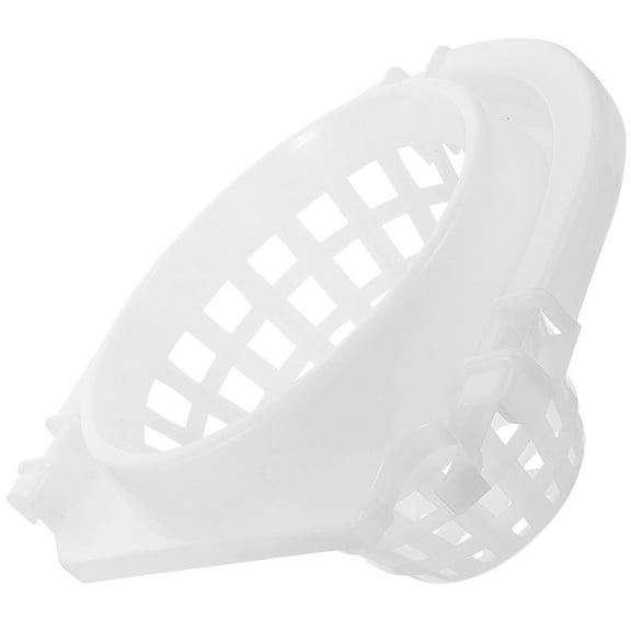 Pretyzoom Squeegee Bucket White Plastic Cleaning Basket 1Pack for Home Use