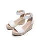 thumbnail image 4 of Sandalias Cuña Mujer DREAM PAIRS Blancas con Plataforma de Espadrille y Tacón de 7.5 cm, 4 of 8