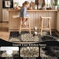 thumbnail image 6 of MeyJey Kitchen Rug 24"x71", Non Slip Washable Absorbent Runner Rug Floor Mat for Kitchen Front of Sink Laundry Hallway, Black/Beige, 6 of 9