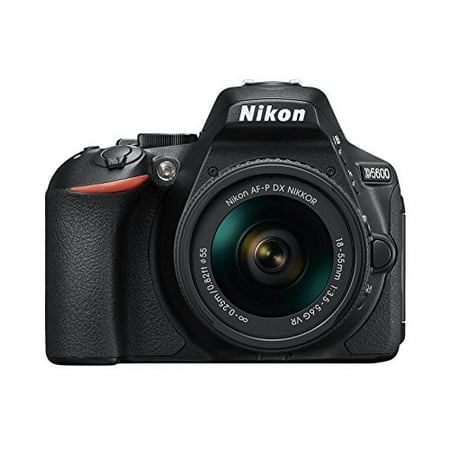 Nikon D5600 24.2 MP DX-format Digital SLR Camera Black w/ AF-P DX NIKKOR 18-55mm f/3.5-5.6G