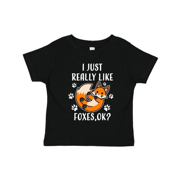 Inktastic I Just Really Like Foxes Ok? Boys or Girls Toddler T-Shirt