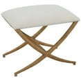 thumbnail image 2 of Uttermost Expedition White Fabric Small Bench, 2 of 6
