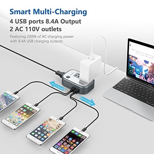 FOVAL Power Down 240V a 100V Convertidor de voltaje con adaptador de v
