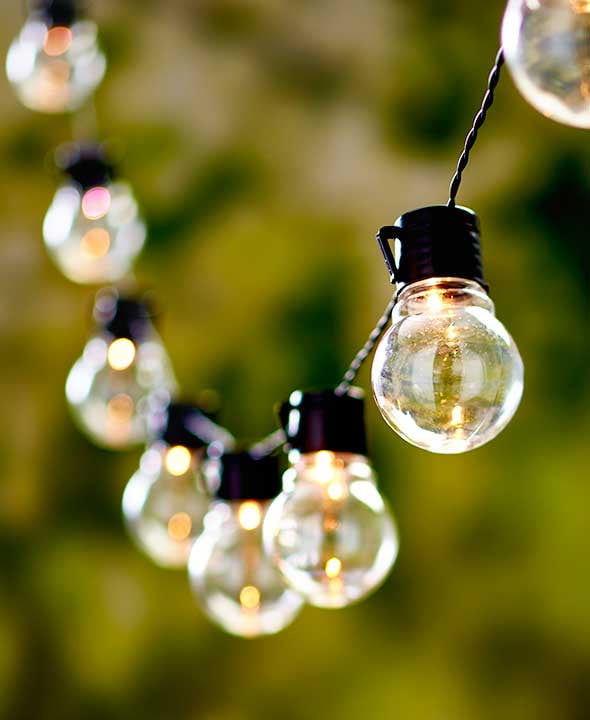 fall solar string lights