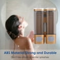 thumbnail image 3 of Soap dispenser, wall hanging, manual manual shampoo, Body wash dispenser, lotion container - Champagne gold, 3 of 5
