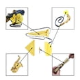 thumbnail image 4 of Juego De Limpieza De Saxofón, 4 Piezas Kit De Cepillo Para Boquilla De Saxofón Kit De Cuidado De Limpieza De Saxofón Portátil Juego De Paños De Mantenimiento Confiable Para, 4 of 7