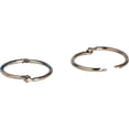 thumbnail image 2 of (2 pack) Sparco, SPR01438, Book Rings, 100 / Box, Silver, 2 of 5