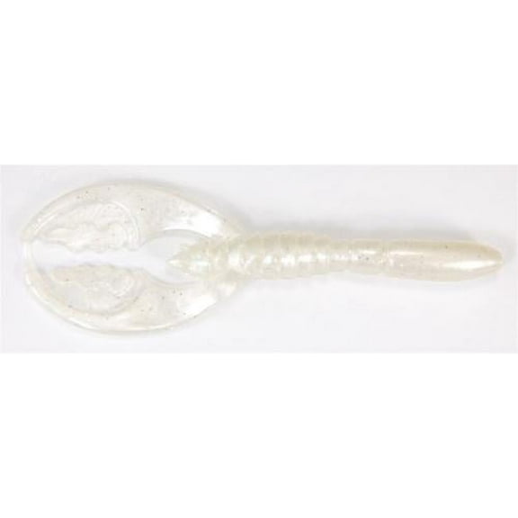 Gambler Flappy Daddy 4 1/4 inch Creature Bait 8 pack (White Lightening)
