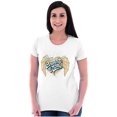 thumbnail image 4 of Country Western Love Heart Wings Womens Slim Fit Graphic Tee Brisco Brands S, 4 of 5