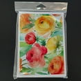 thumbnail image 3 of Ranunculus in Watercolor Greeting Cards and Envelopes Pack of 8 7 in x 5 in, 3 of 3