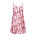 thumbnail image 3 of Richie House Women's Satin Print Slip Dress Sleepwear Pajama RHW2736-B-L, 3 of 7