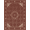 Red, Pattern 13, variant on ODIKA 8'x10' Washable Area Rug Non-Slip Chair-Friendly Mat Deep Maroon Symmetrical Design Balanced Decorative Flat Accent for Dining Room, Large Office, Lounge