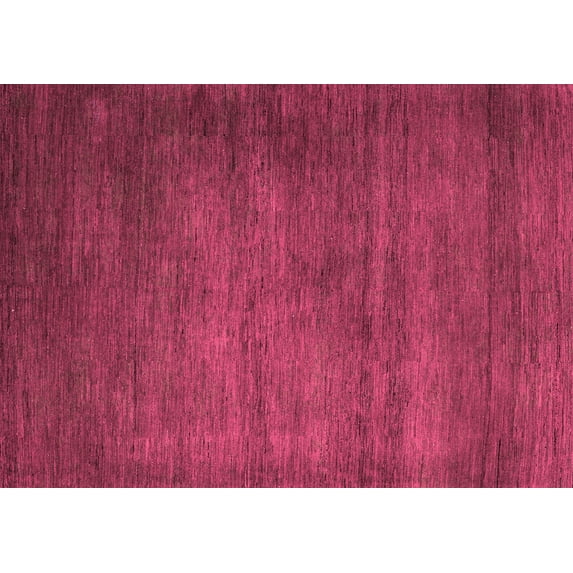 Ahgly Company Indoor Rectangle Abstract Pink Modern Area Rugs, 5' x 8'
