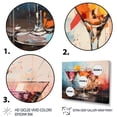 thumbnail image 3 of Designart "Cocktails Glass Representation Colorfuled I" Food & Beverage Floater Framed Canvas Print, 3 of 7